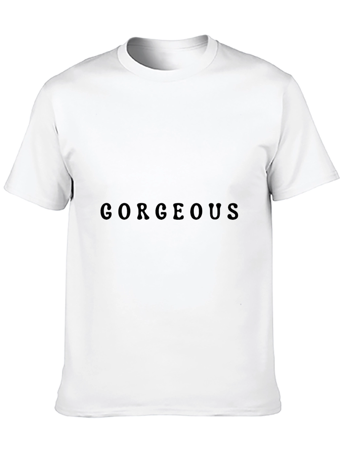 Gorgeous Black Graphic Tee - Stylish Comfort
