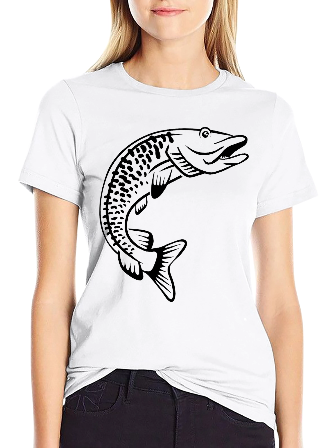 Muskie Fish Graphic T-Shirt