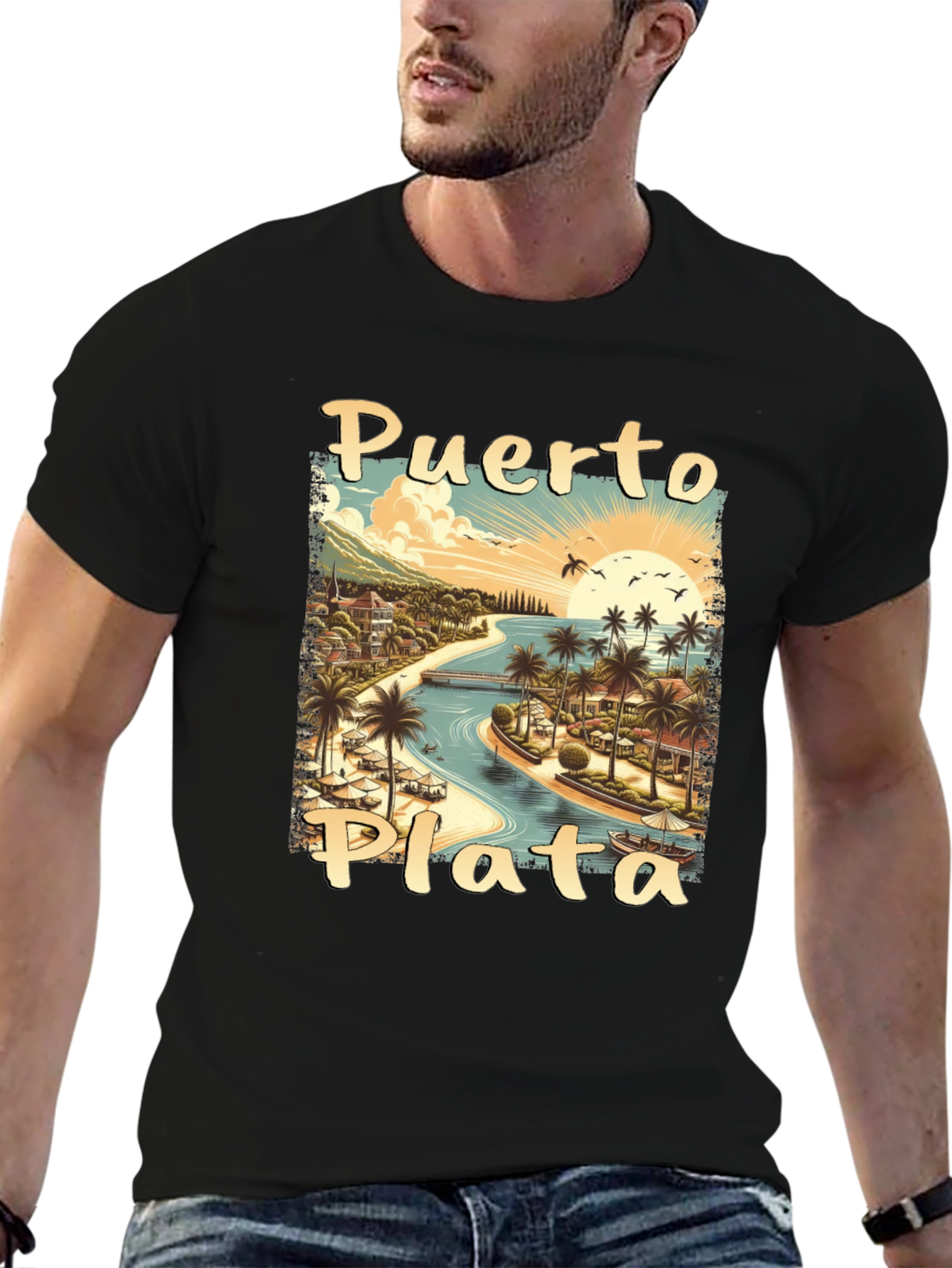 Puerto Plata Graphic T-Shirt - Island Vibes