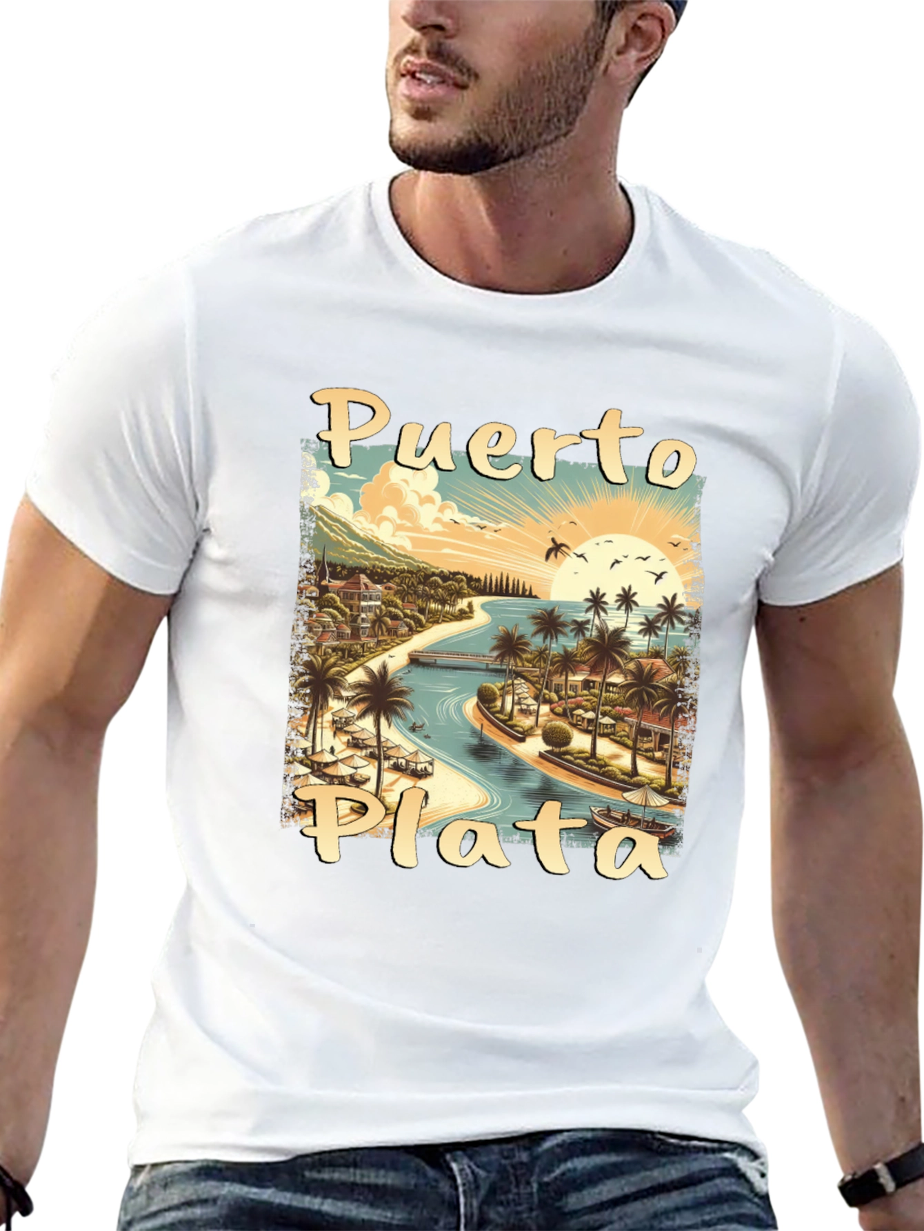 Puerto Plata Graphic T-Shirt - Island Vibes