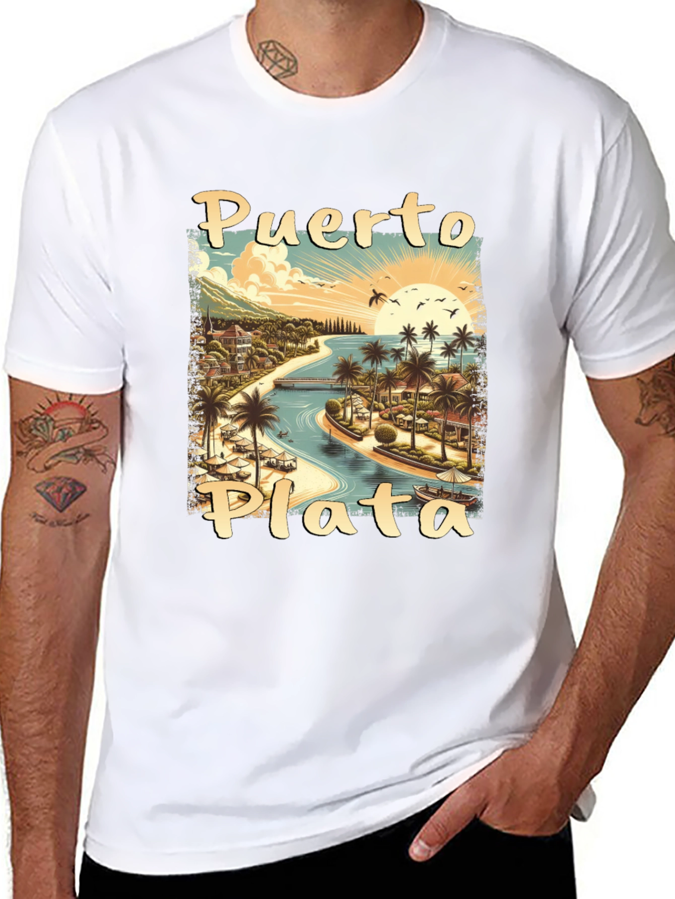 Puerto Plata Graphic T-Shirt - Island Vibes