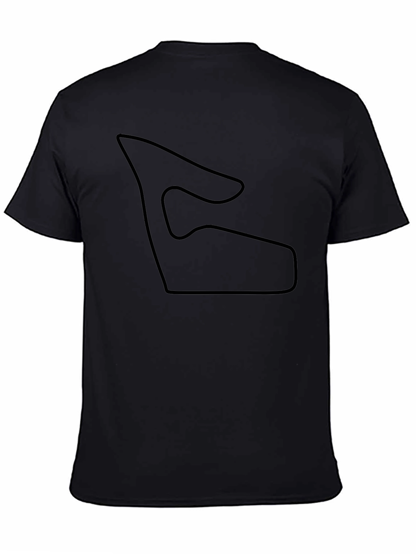 Track Graphic Tee - Minimalist Design