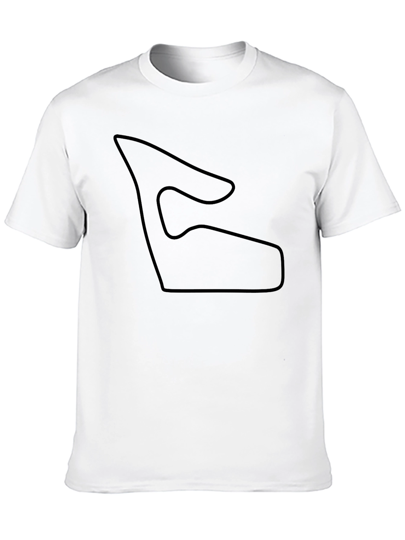 Track Graphic Tee - Minimalist Design
