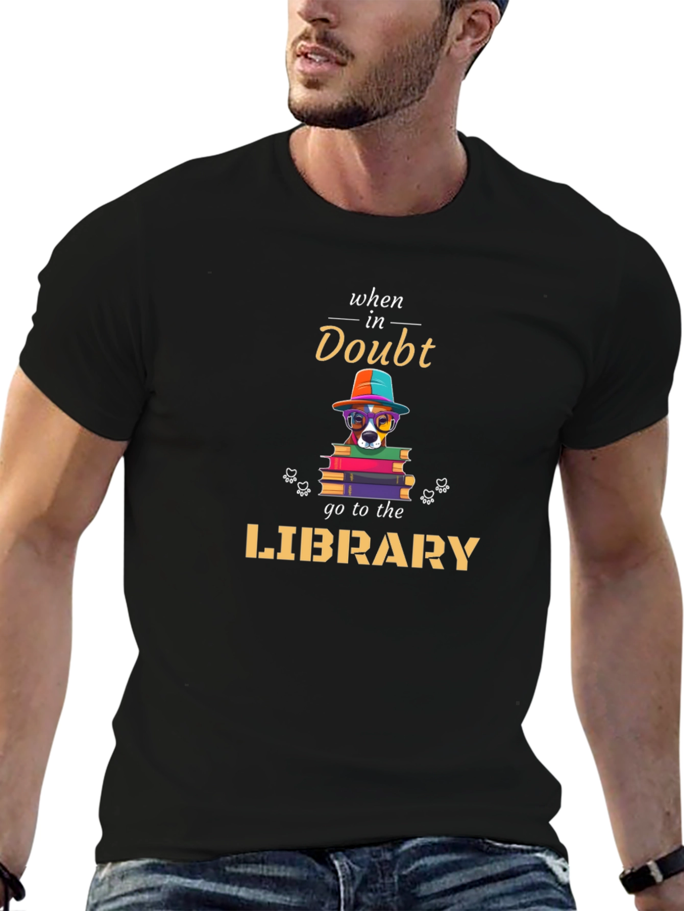 When In Doubt Go To The Library T-Shirt