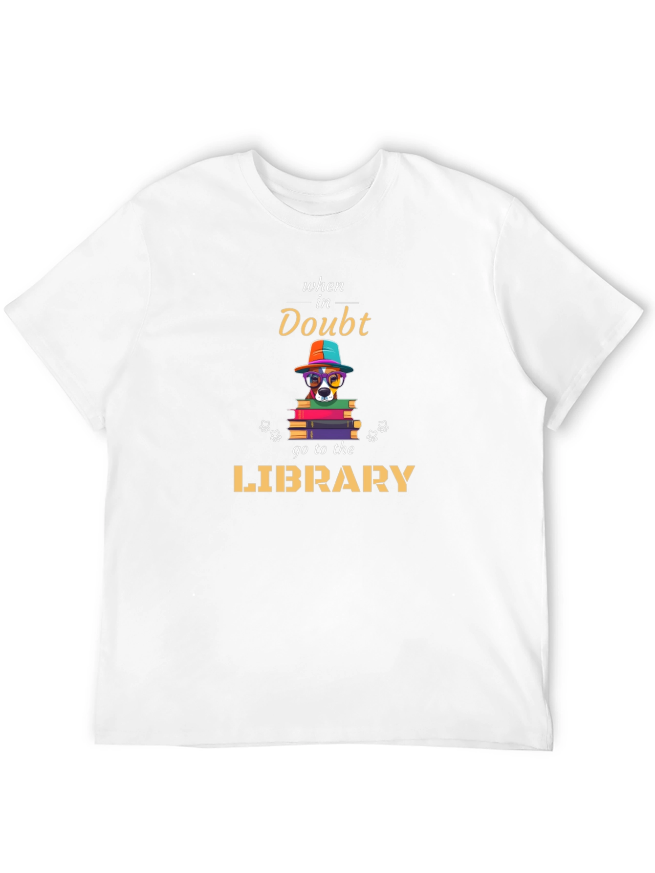 When In Doubt Go To The Library T-Shirt