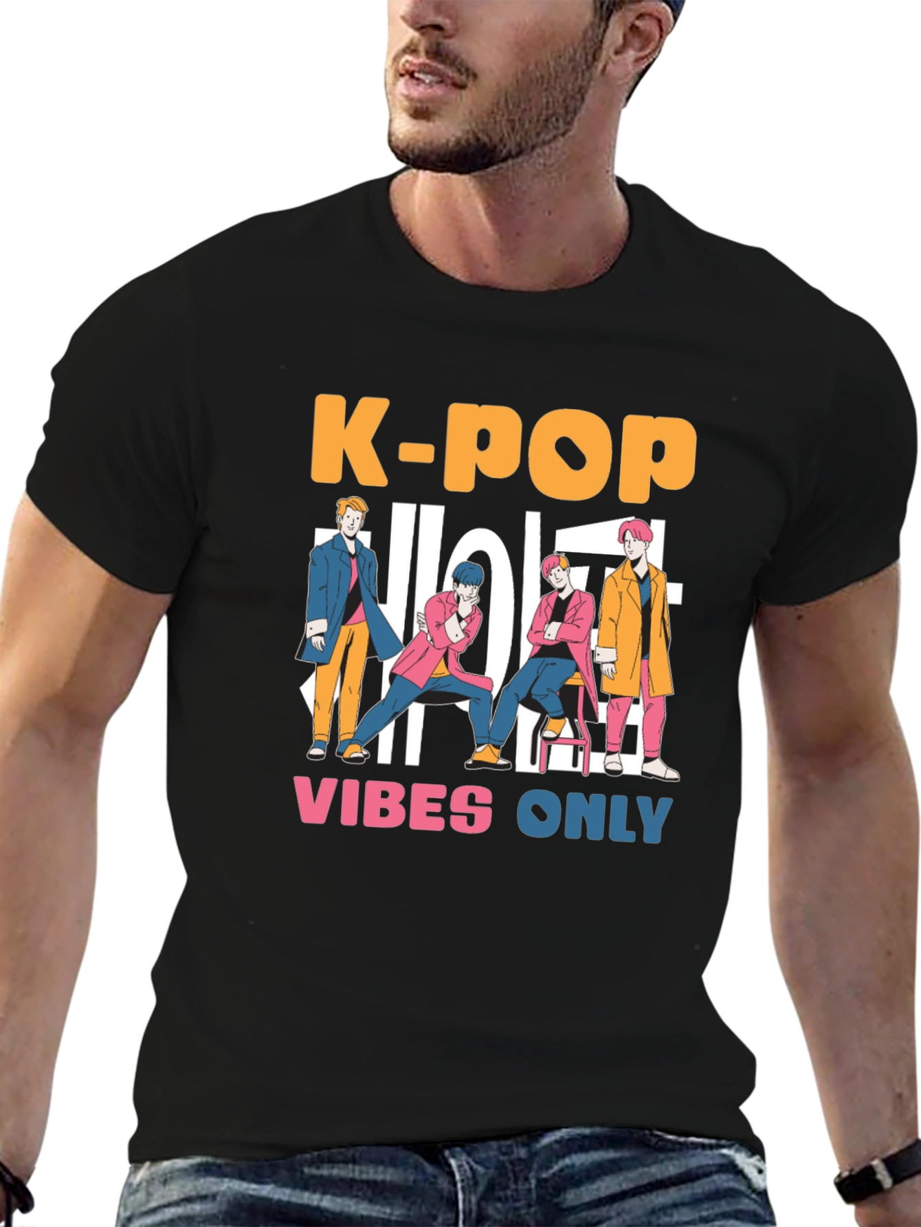 K-Pop Vibes Only Graphic Tee
