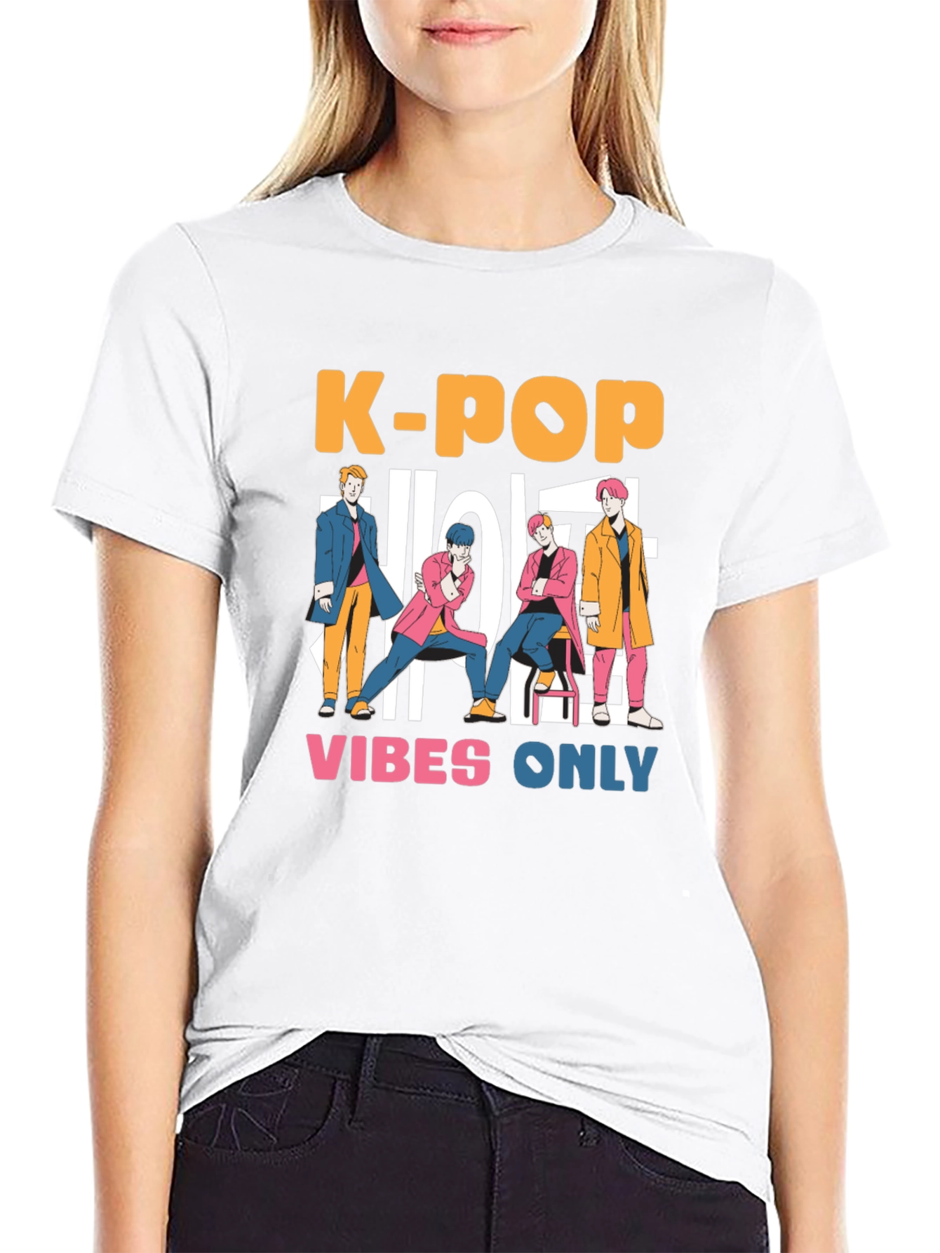 K-Pop Vibes Only Graphic Tee
