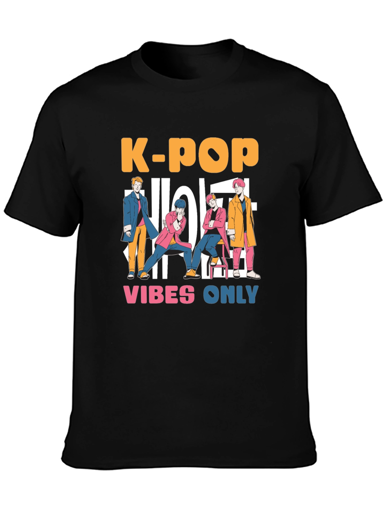 K-Pop Vibes Only Graphic Tee