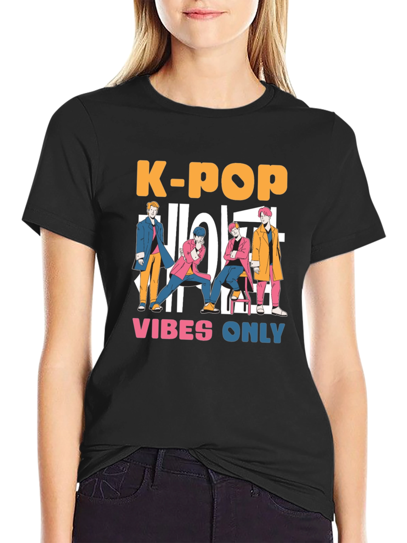 K-Pop Vibes Only Graphic Tee