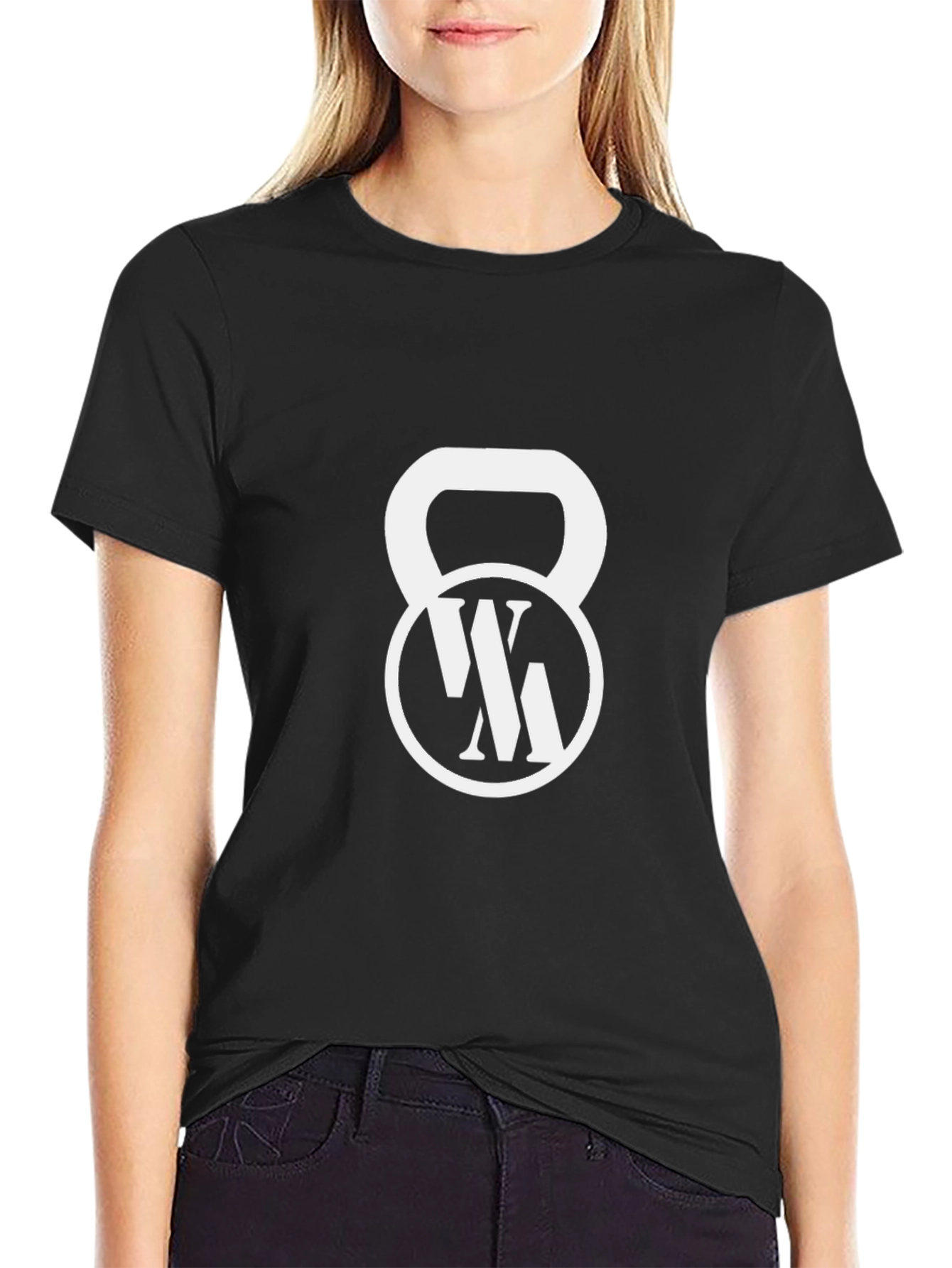 Black Kettlebell Graphic T-Shirt