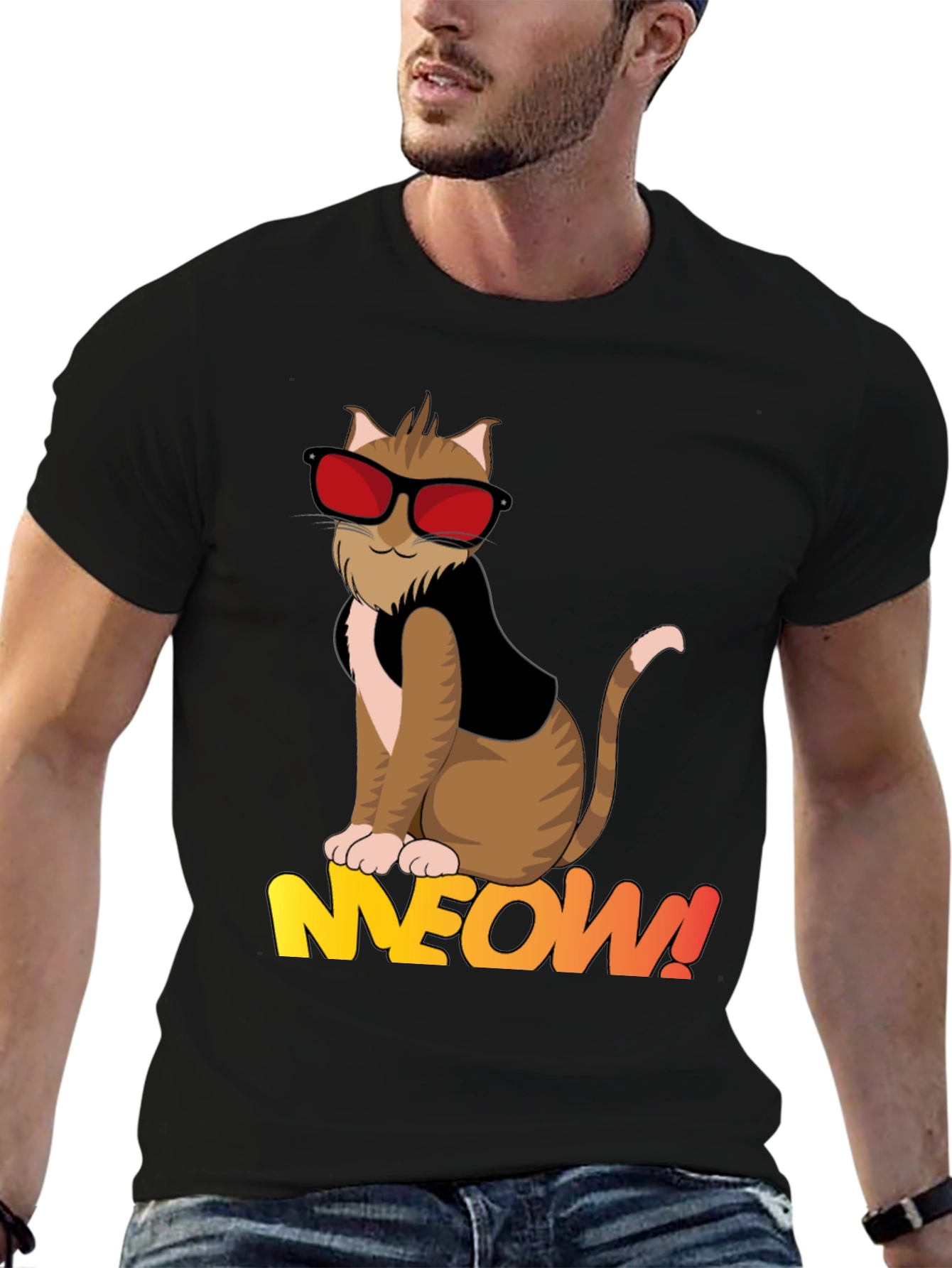 Cool Cat Meow T-Shirt