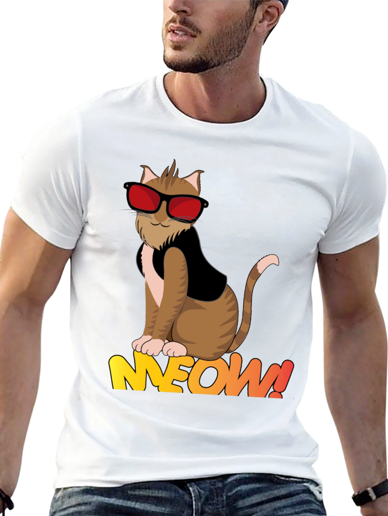 Cool Cat Meow T-Shirt