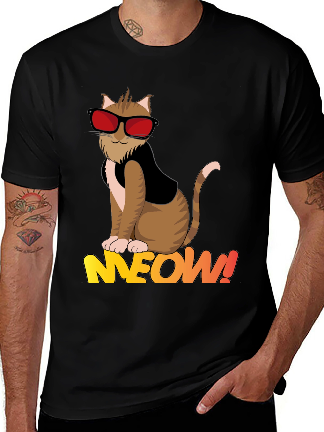 Cool Cat Meow T-Shirt