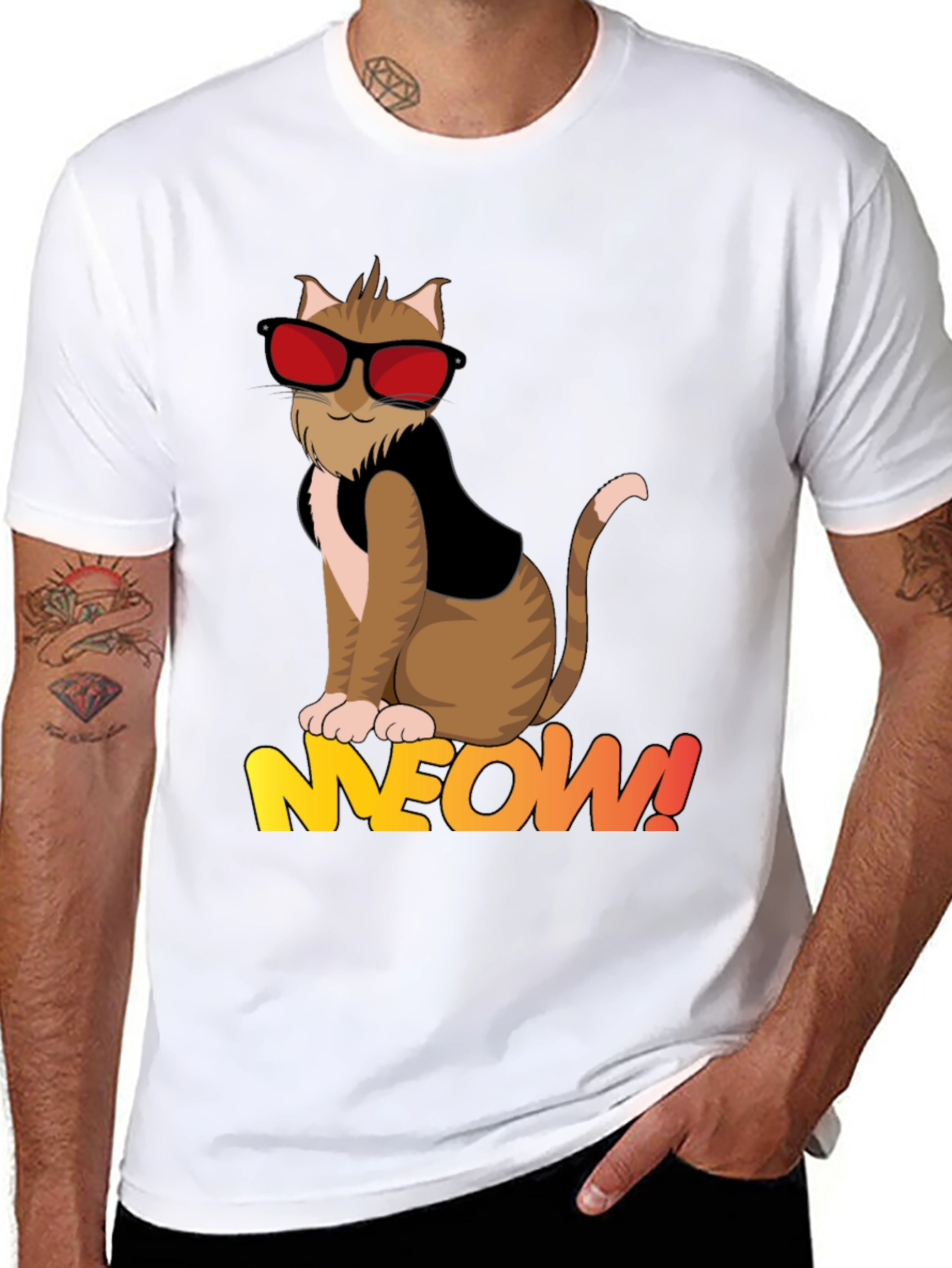 Cool Cat Meow T-Shirt