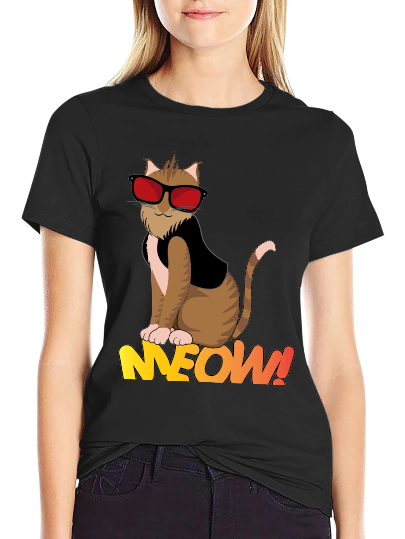 Cool Cat Meow T-Shirt