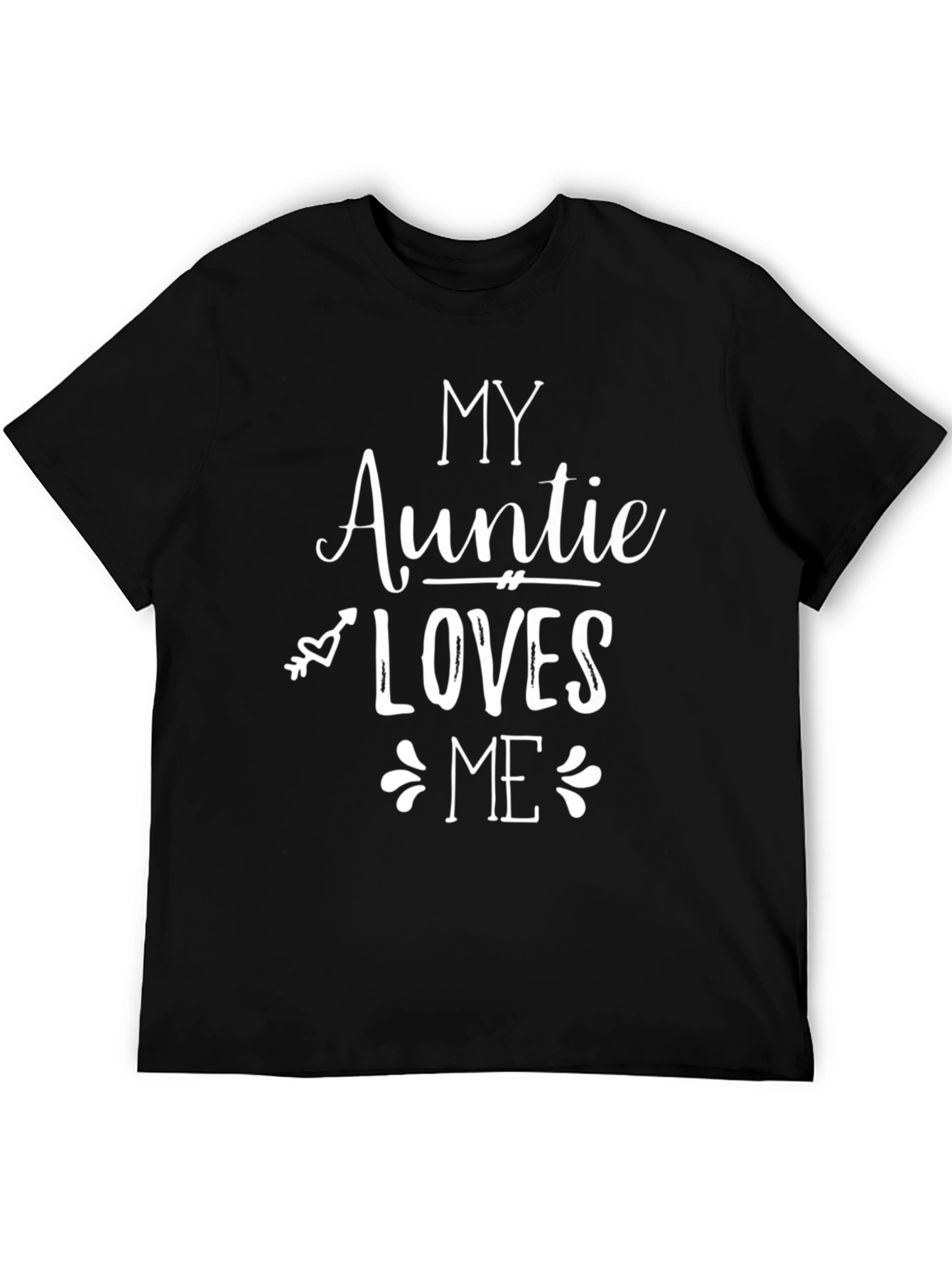My Auntie Loves Me Black T-Shirt