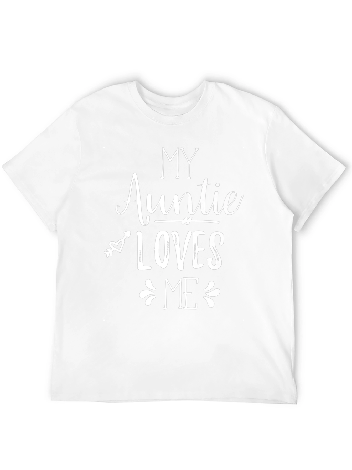 My Auntie Loves Me Black T-Shirt