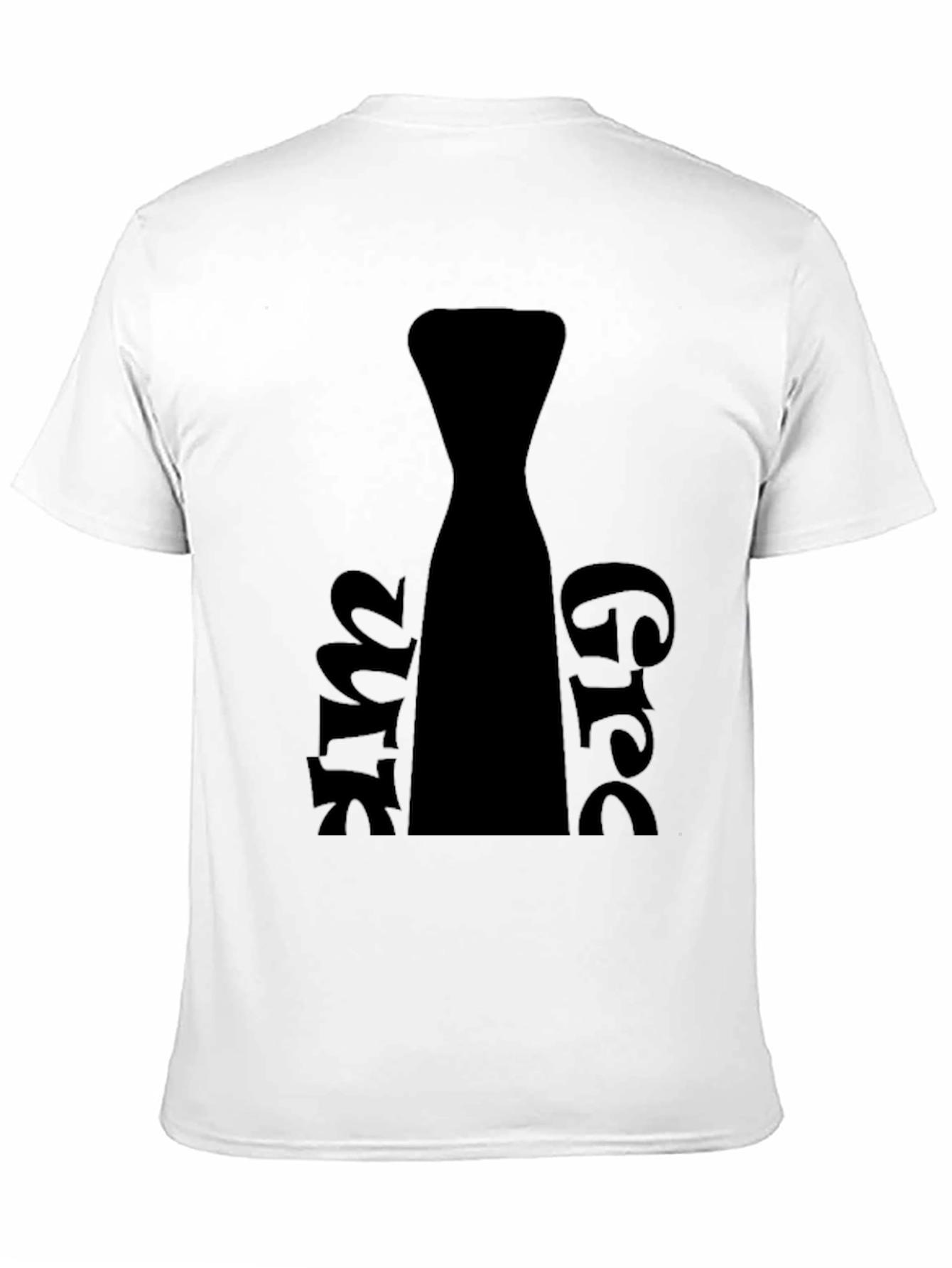 Funny Necktie Graphic Black T-Shirt