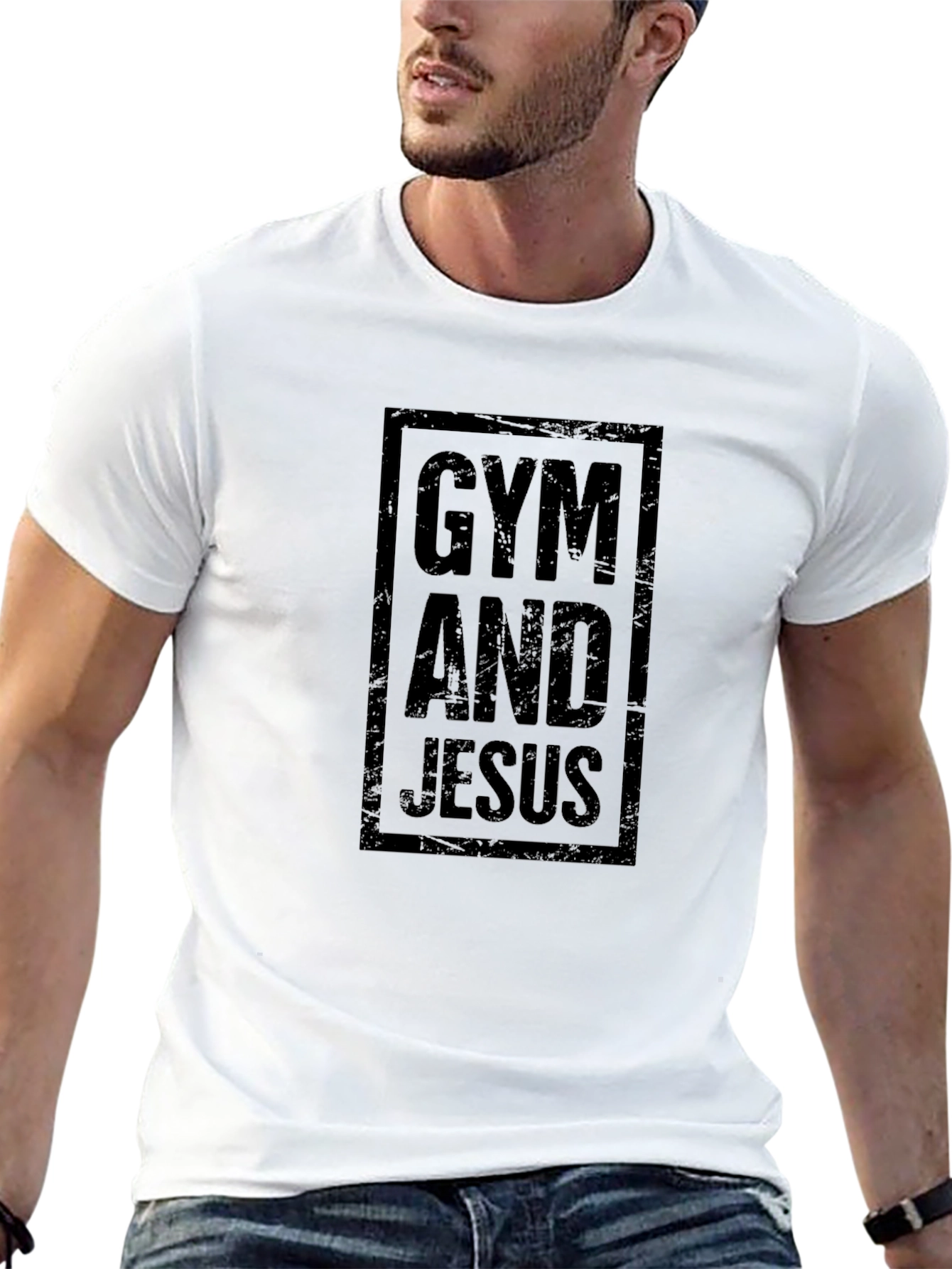 Gym and Jesus T-Shirt