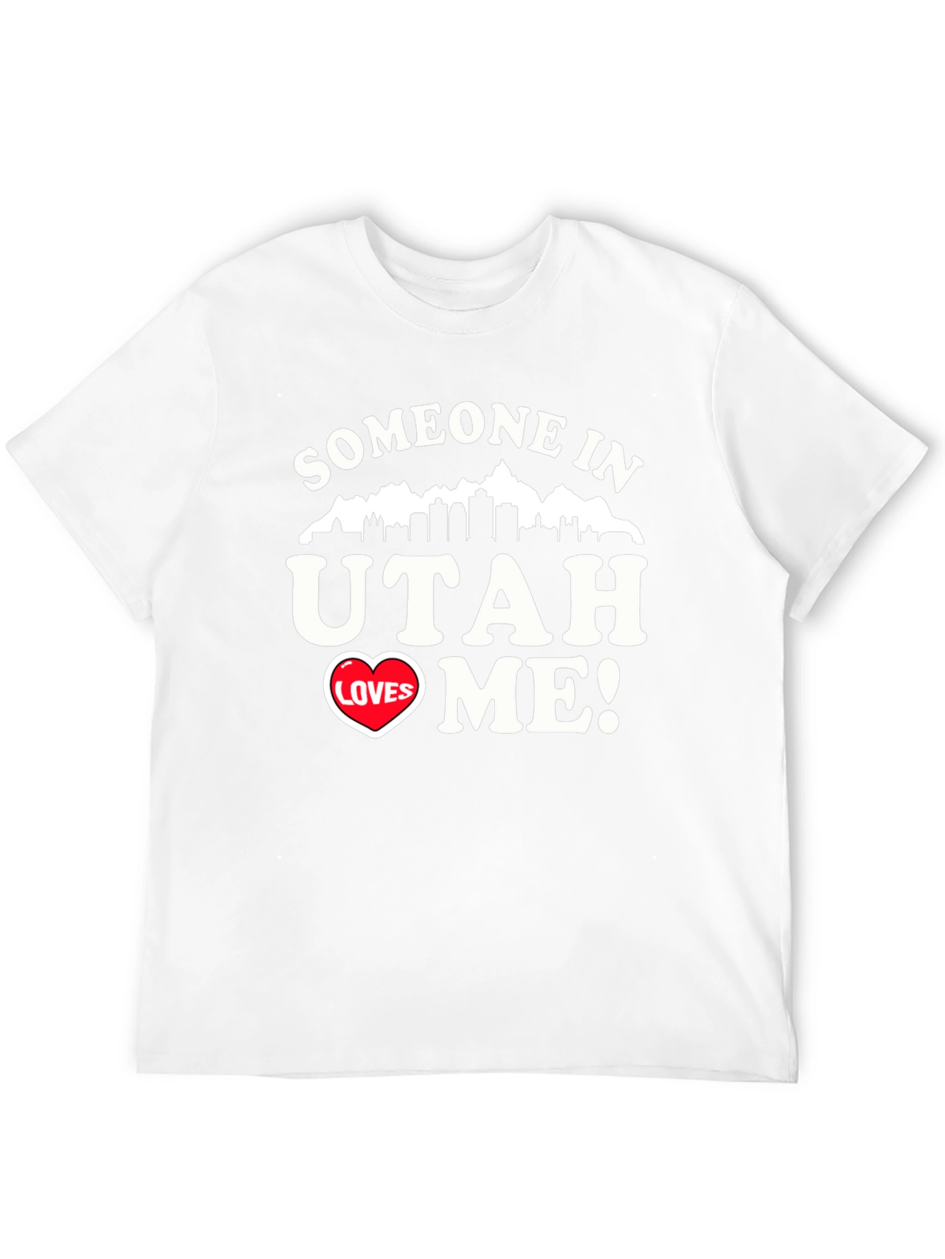 Someone in Utah Loves Me Black Graphic Tee