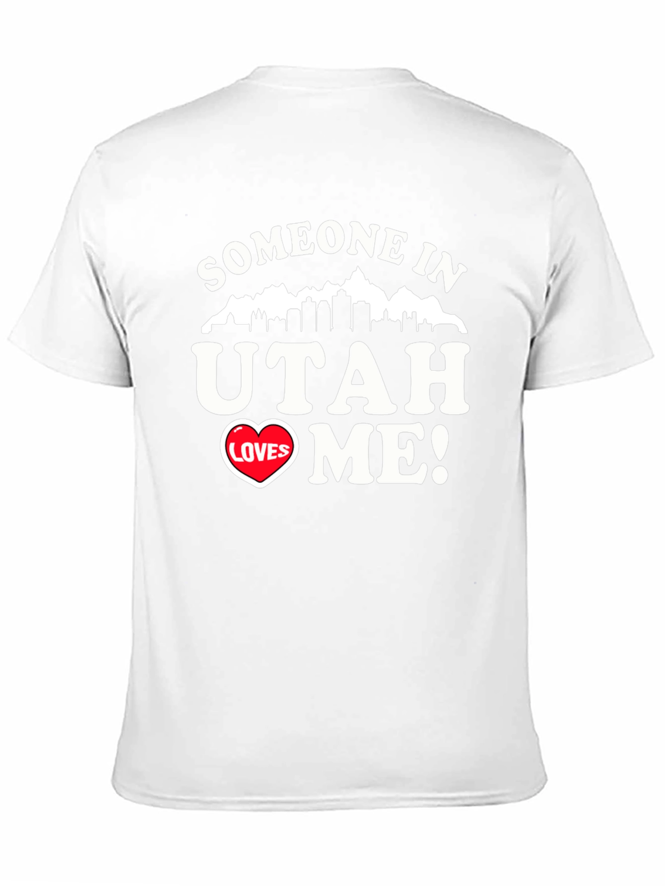 Someone in Utah Loves Me Black Graphic Tee