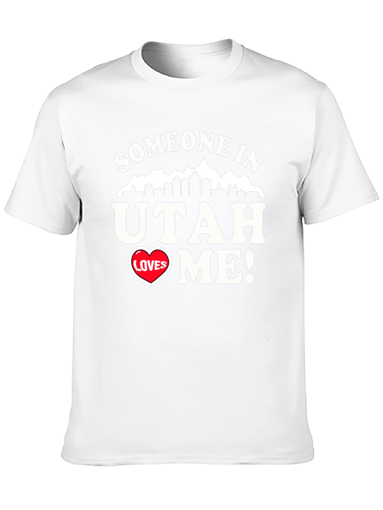 Someone in Utah Loves Me Black Graphic Tee