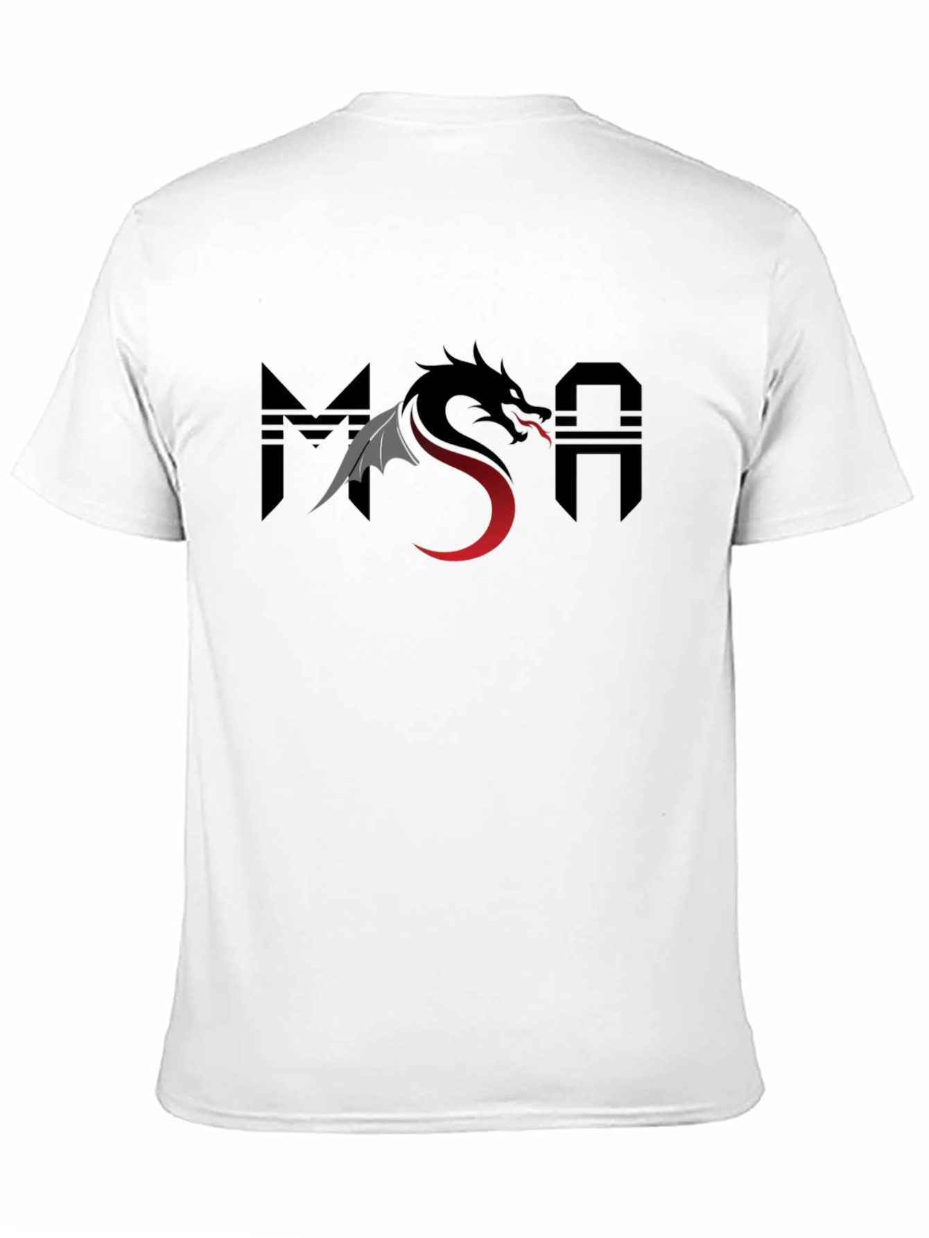 MSA Dragon Black Graphic Tee