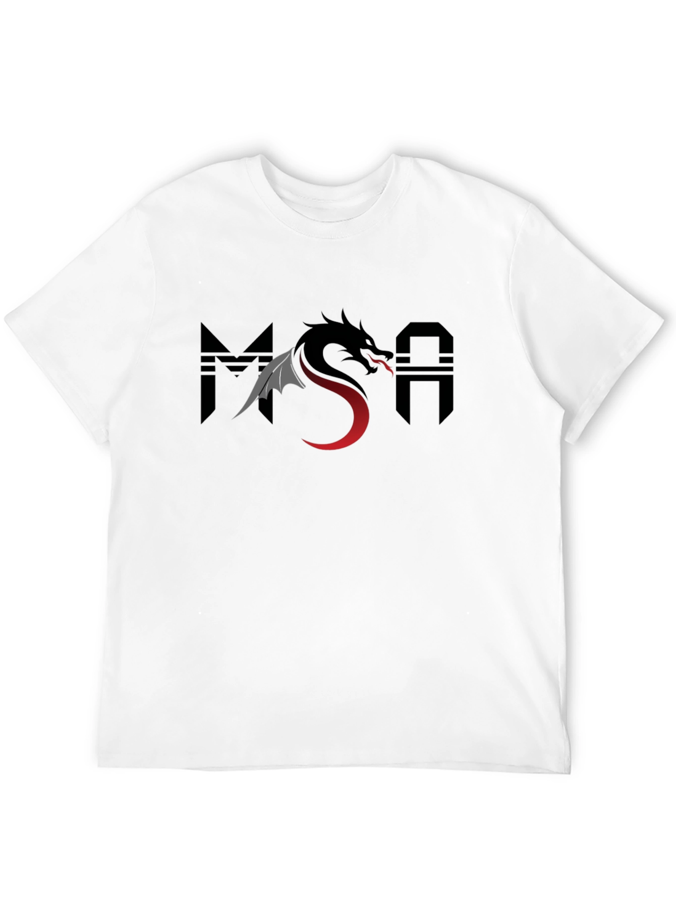 MSA Dragon Black Graphic Tee