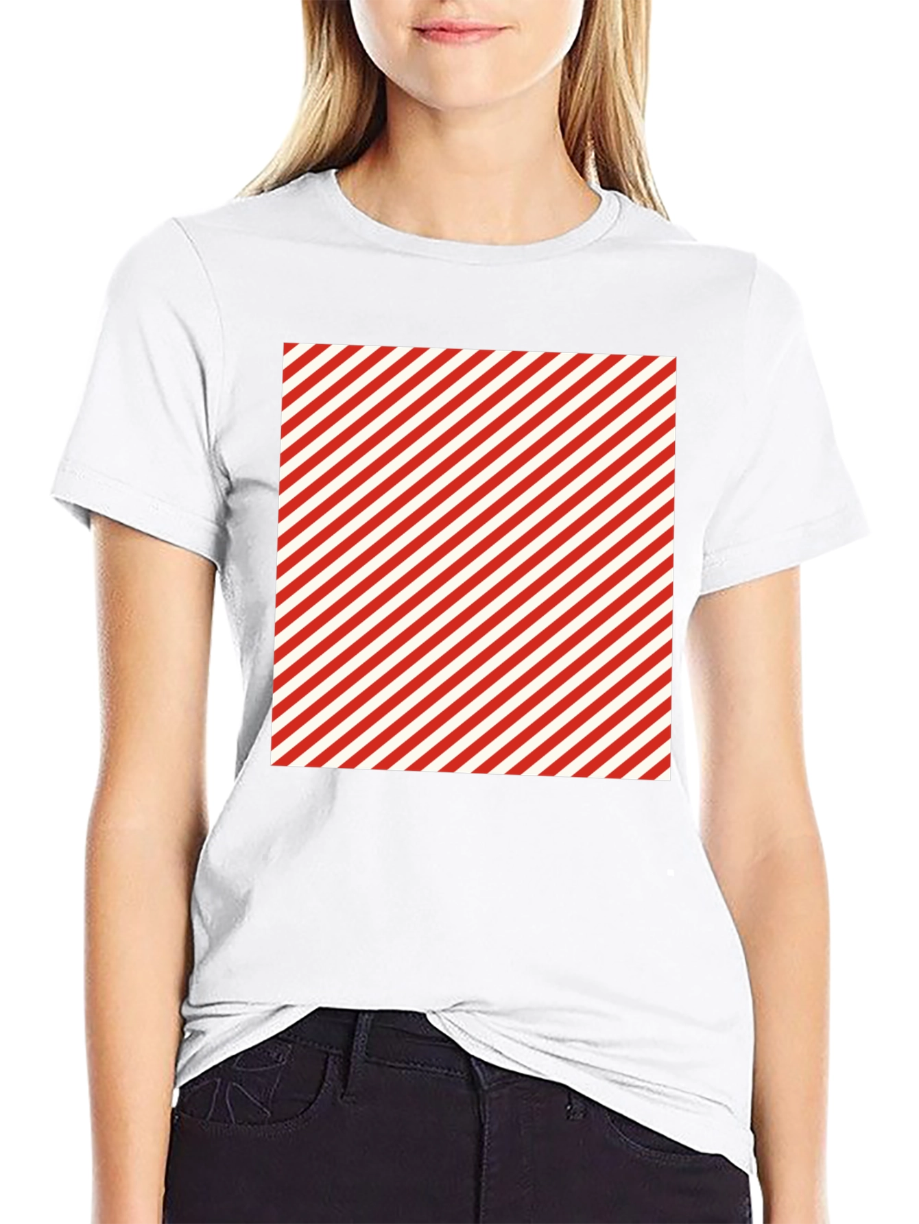 Candy Stripe T-Shirt - Stylish Cotton Tee