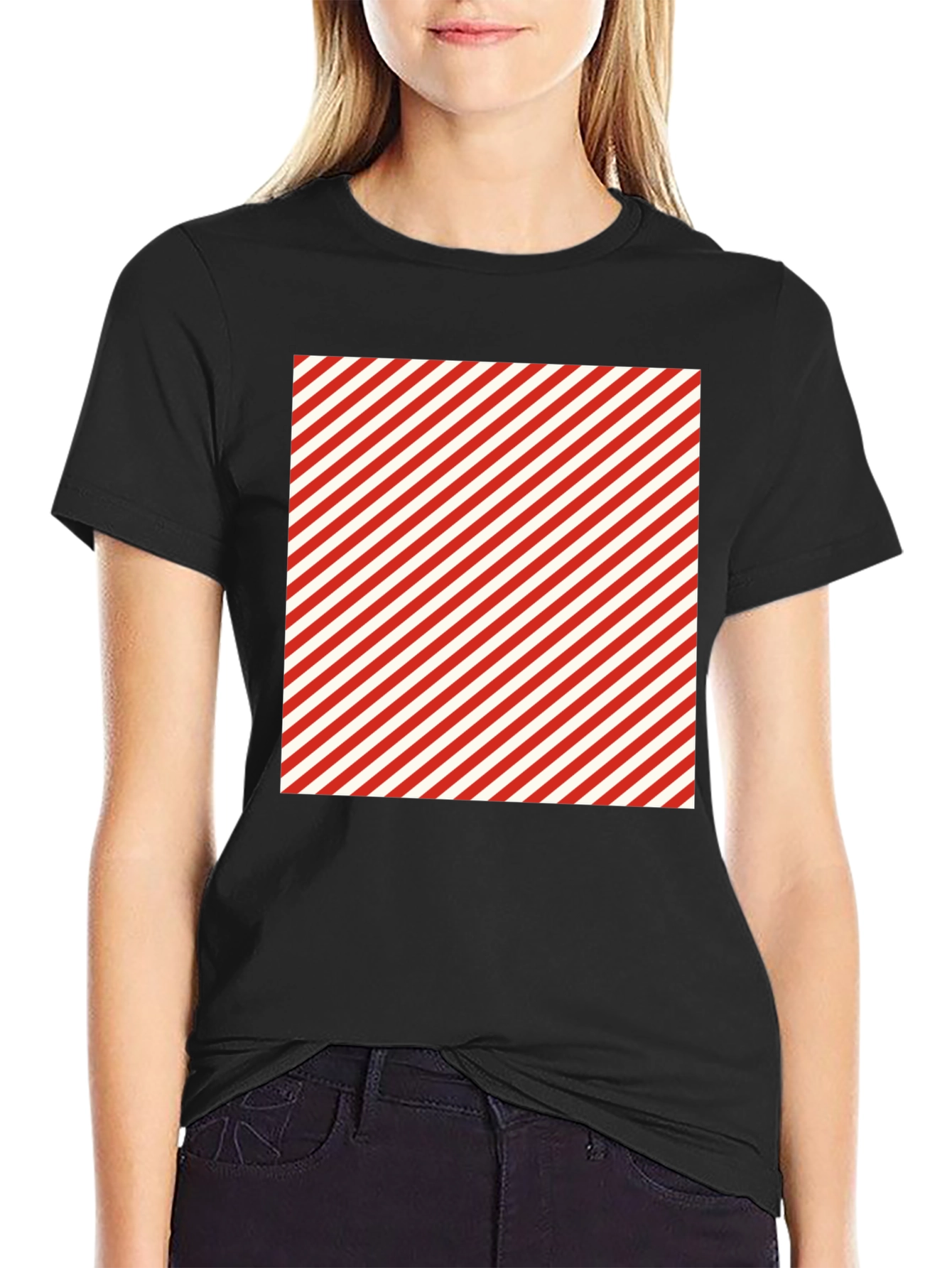 Candy Stripe T-Shirt - Stylish Cotton Tee