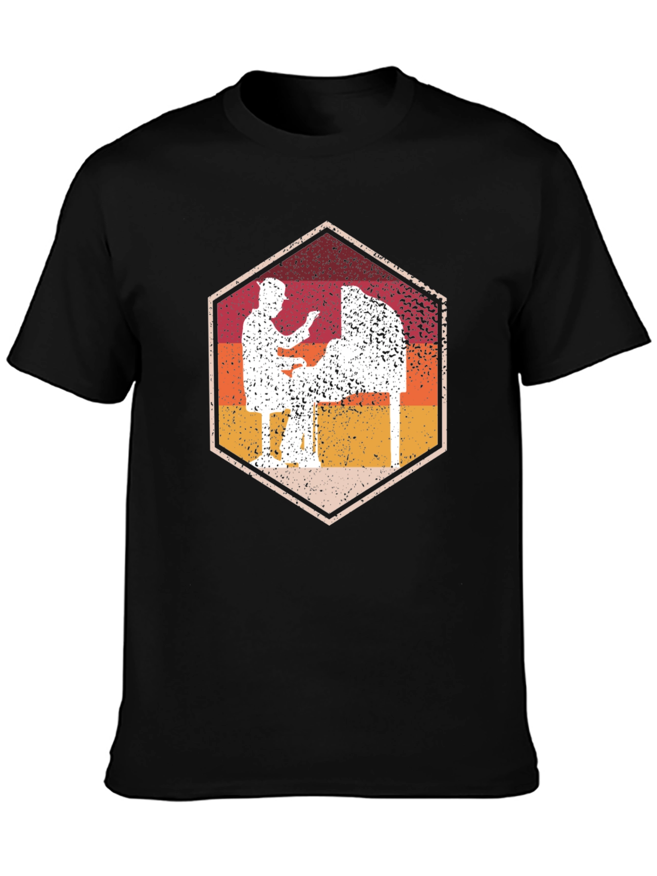 Retro Pinball Machine Graphic T-Shirt