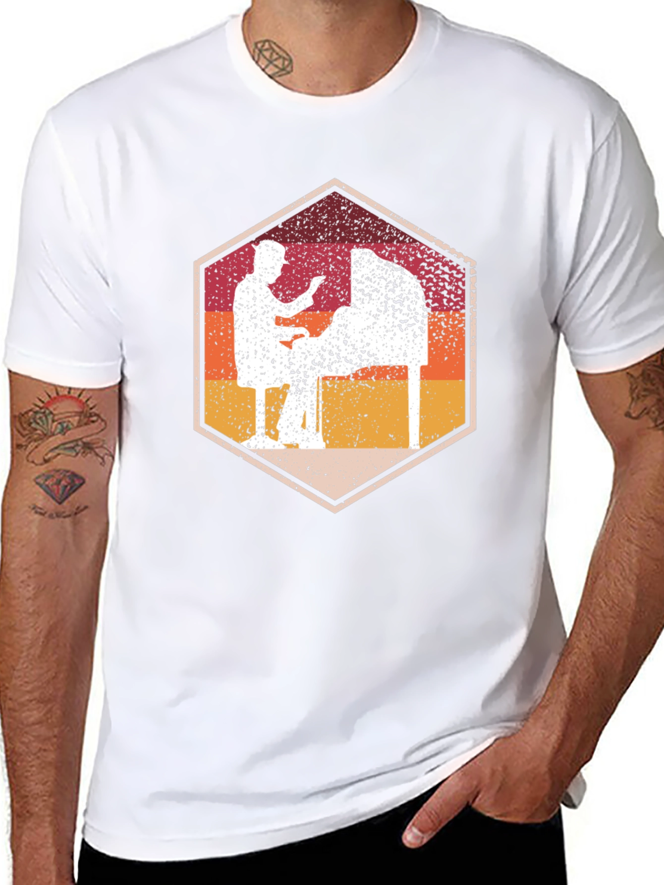 Retro Pinball Machine Graphic T-Shirt