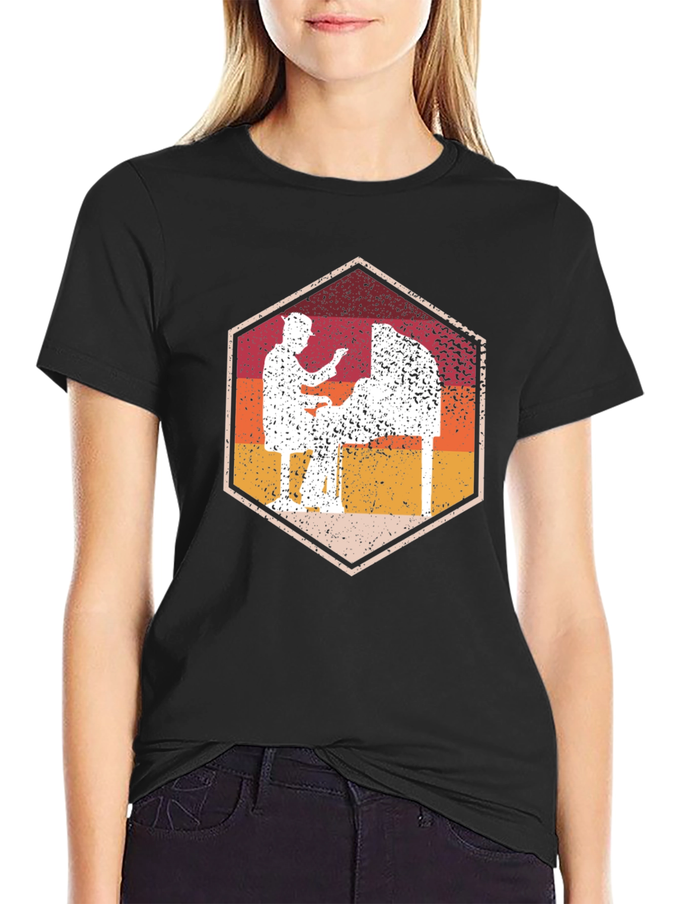 Retro Pinball Machine Graphic T-Shirt