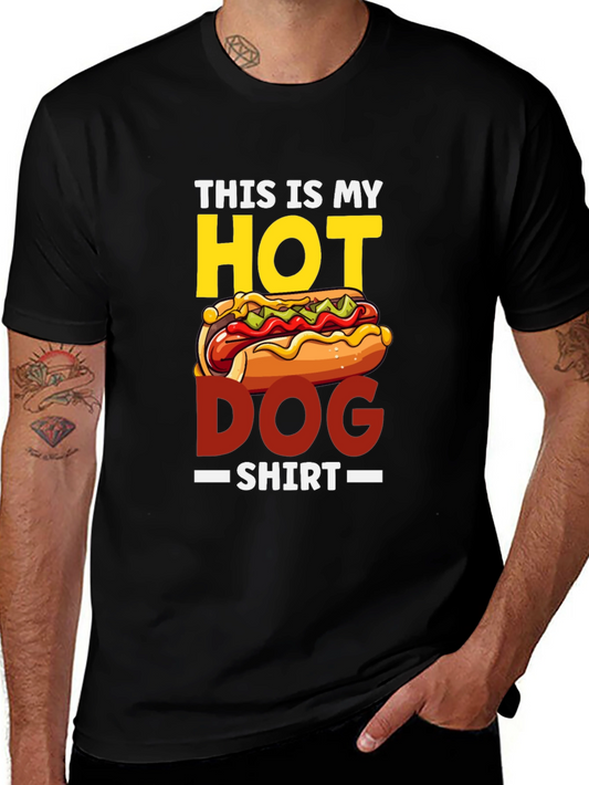 This Is My Hot Dog Shirt - Novelty Graphic Tee
