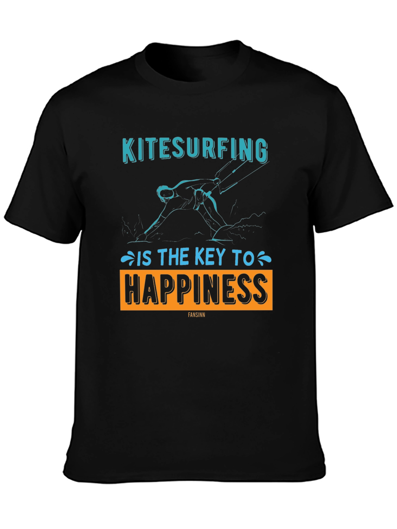 Kitesurfing Happiness Graphic Tee