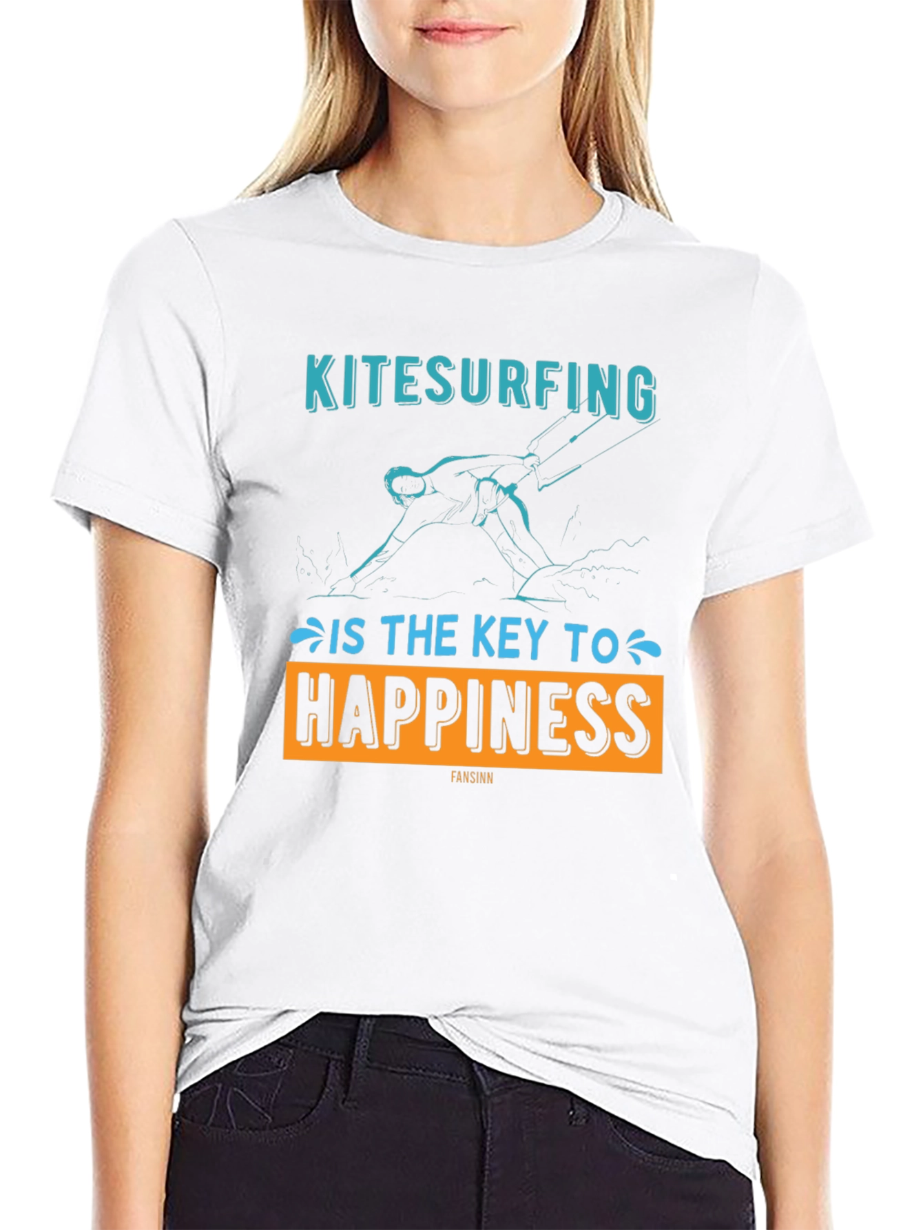 Kitesurfing Happiness Graphic Tee