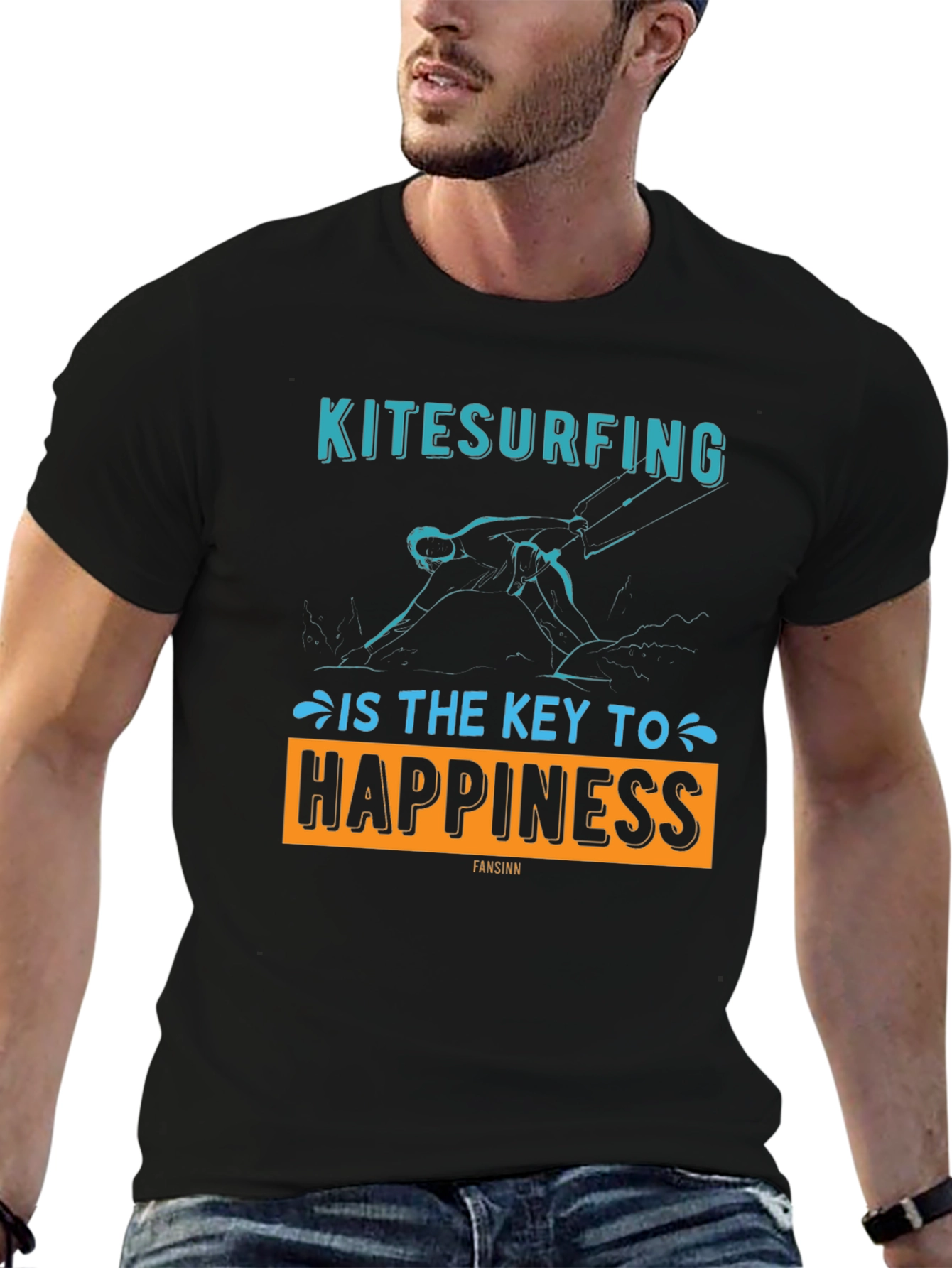 Kitesurfing Happiness Graphic Tee