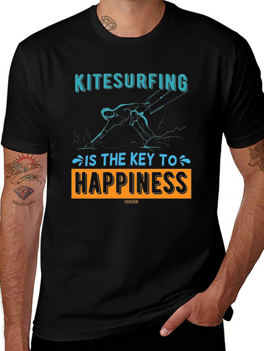 Kitesurfing Happiness Graphic Tee