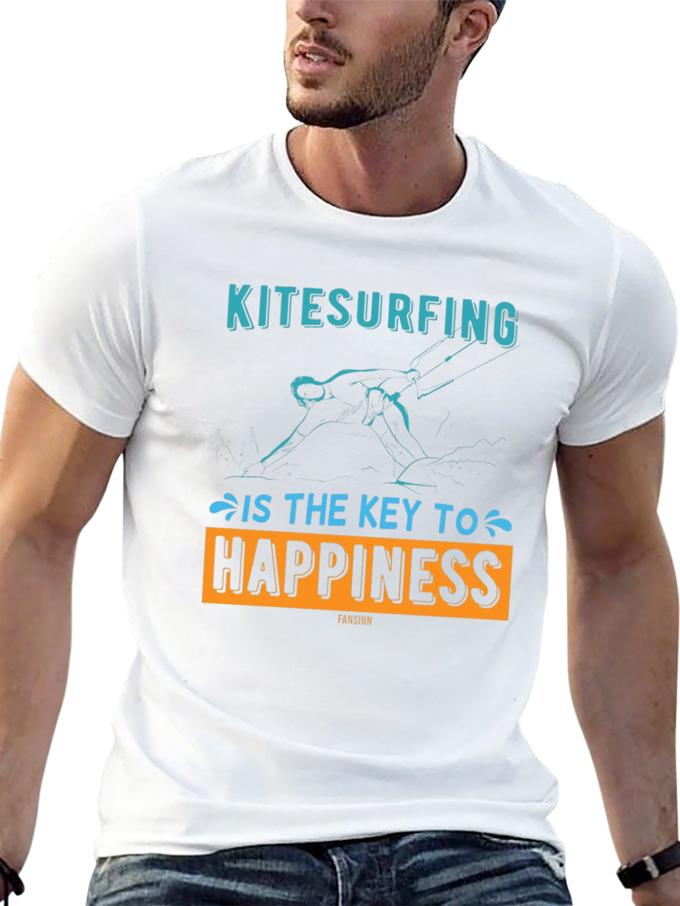 Kitesurfing Happiness Graphic Tee