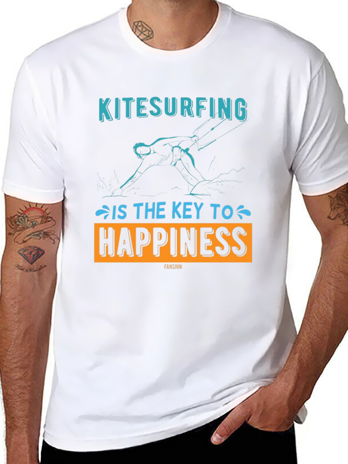 Kitesurfing Happiness Graphic Tee