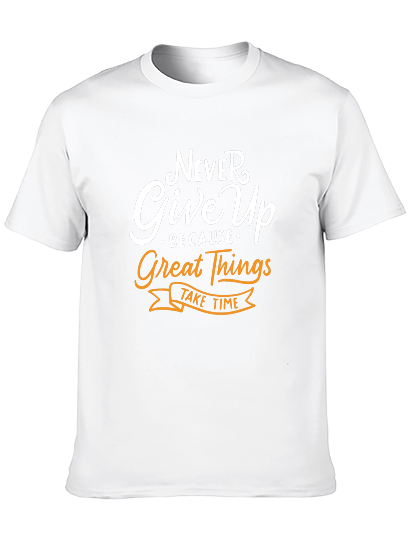 Motivational Never Give Up Graphic T-Shirt