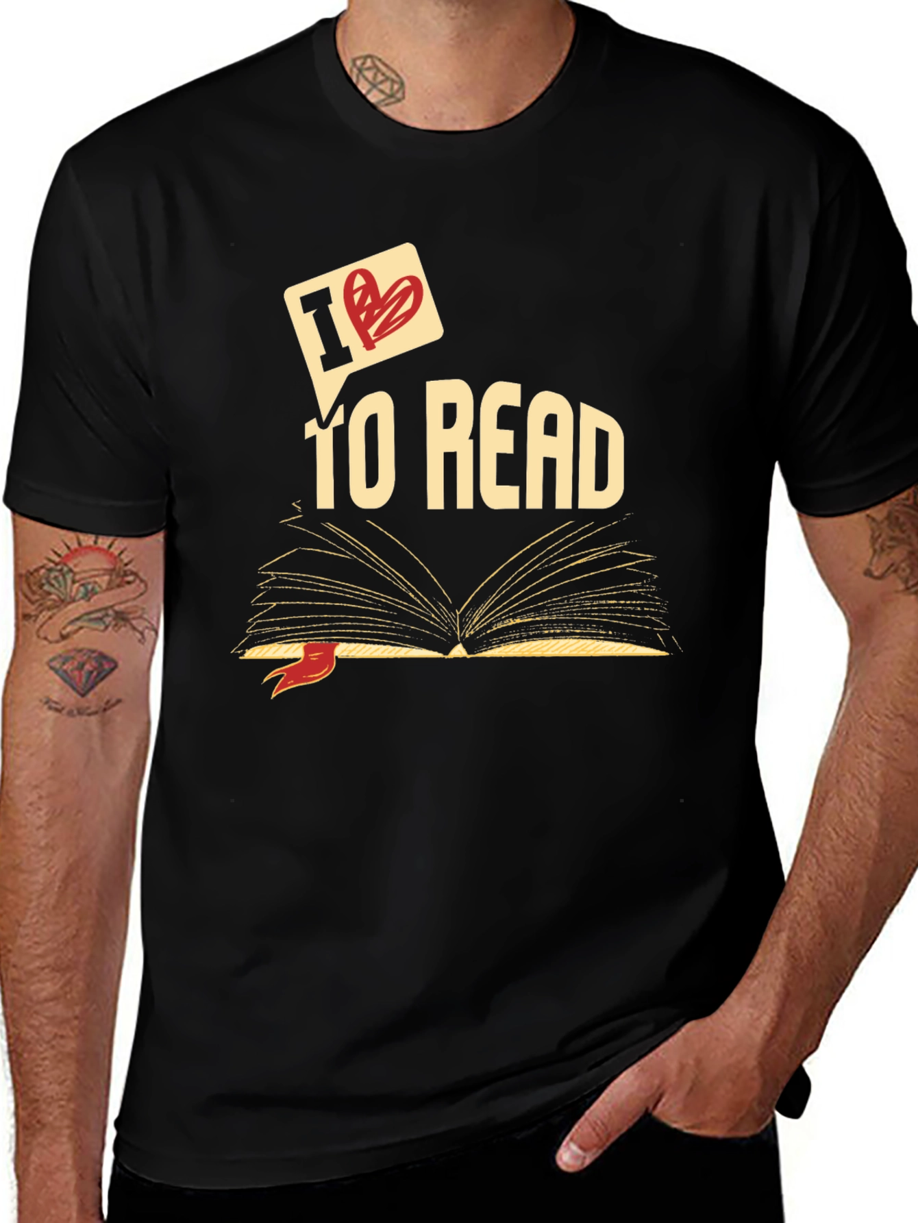 I Heart to Read Graphic Novelty T-Shirt