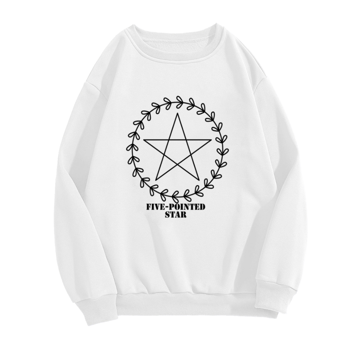 Five-Pointed Star Emblem Graphic ԲÁìÎÀÒÂ - Unique Design Pullover Sweatshirt