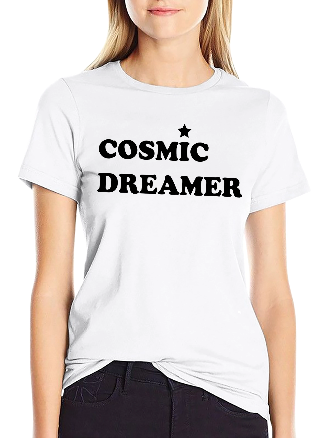 Cosmic Dreamer Black T-Shirt