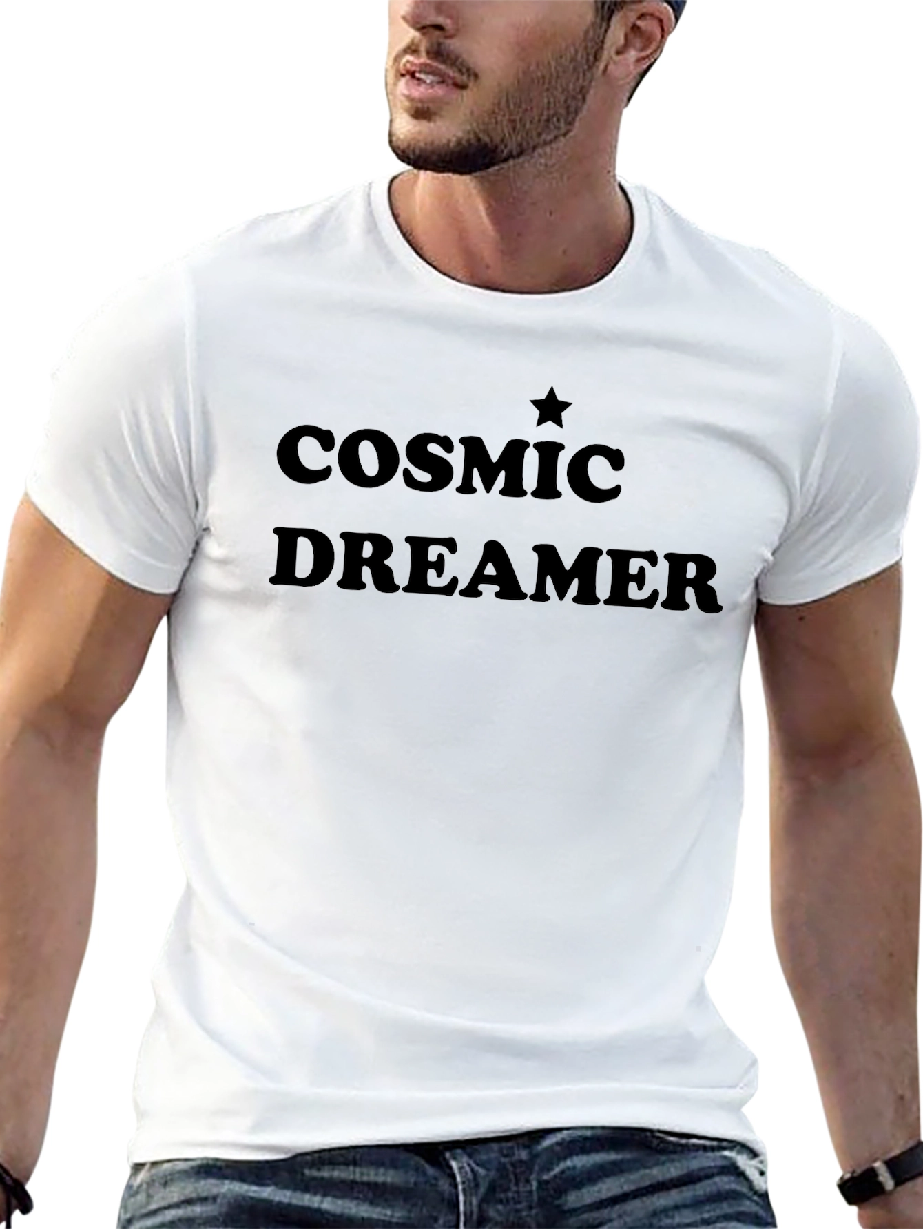 Cosmic Dreamer Black T-Shirt