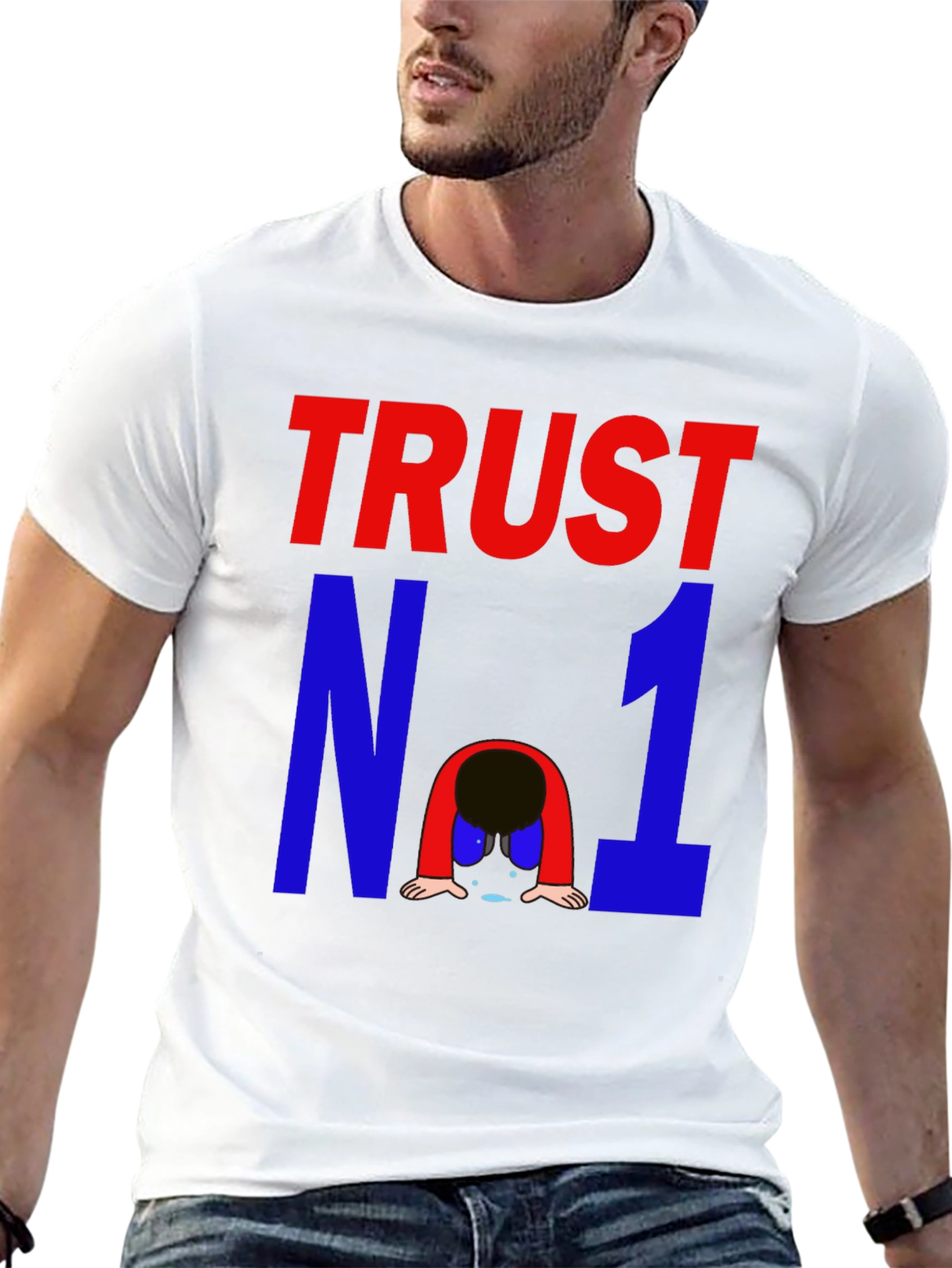 Trust No One Graphic Tee - Mens