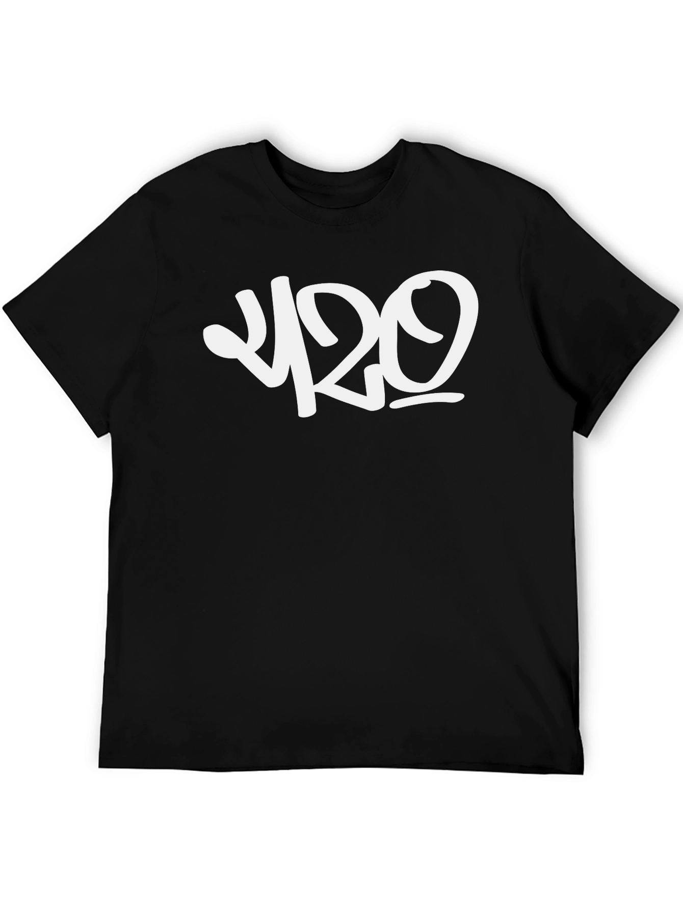 420 Graphic Tee - Casual Black T-Shirt
