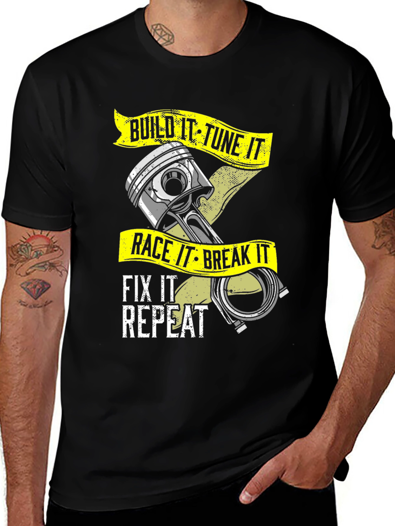 Build It Tune It Race It T-Shirt