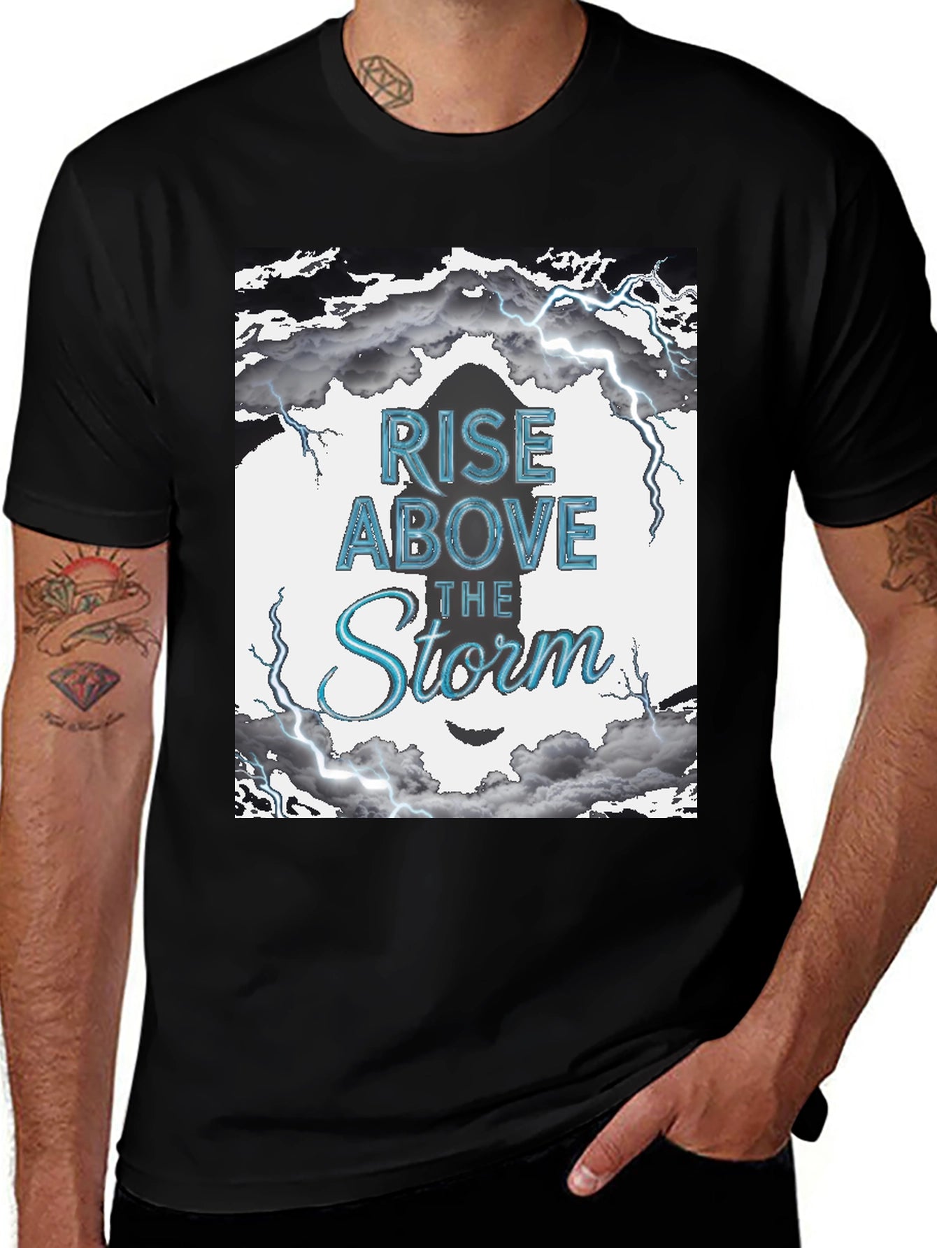 Rise Above the Storm Graphic T-Shirt