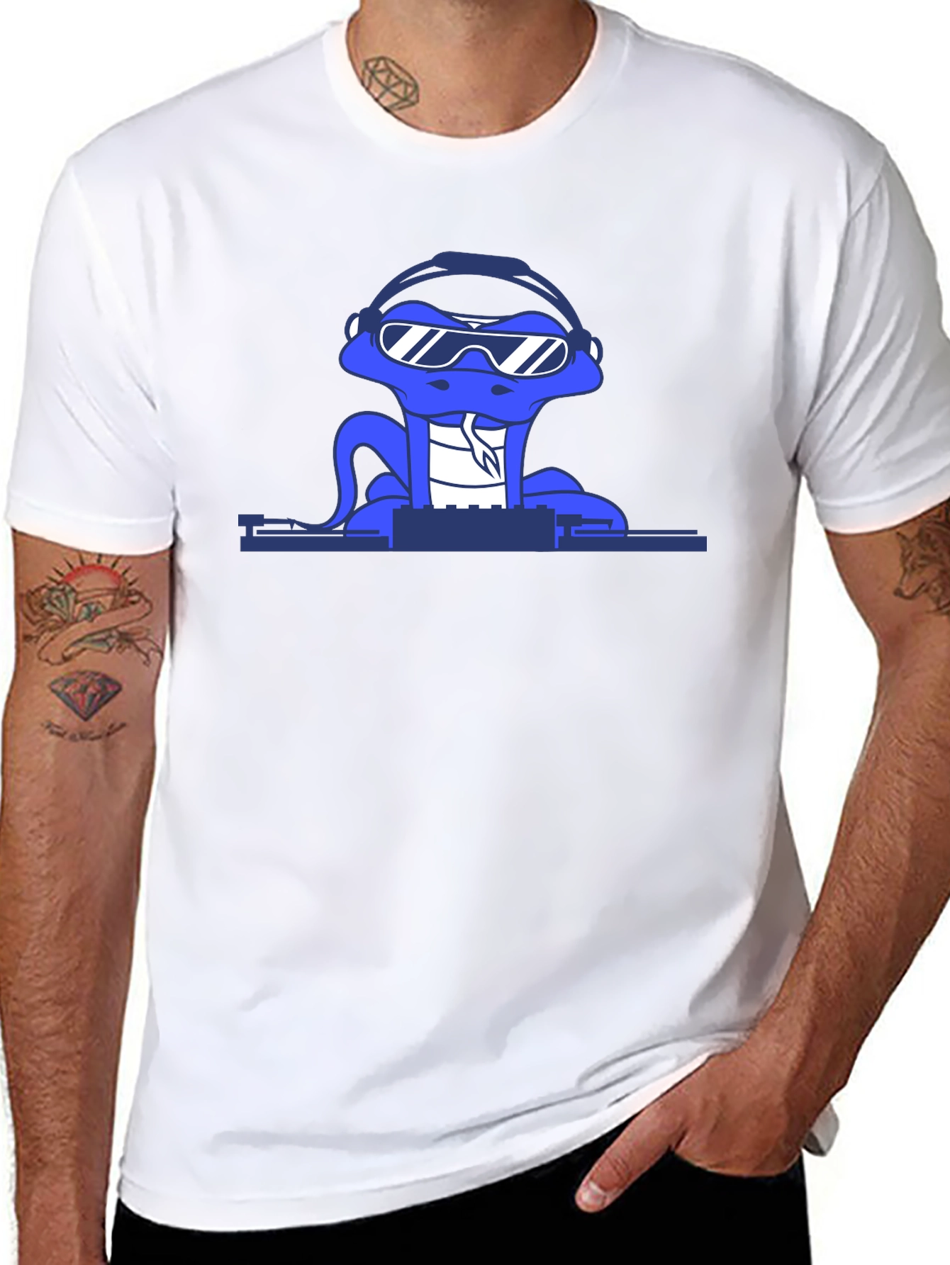 DJ Snake T-Shirt - Cool Reptile Graphic Tee